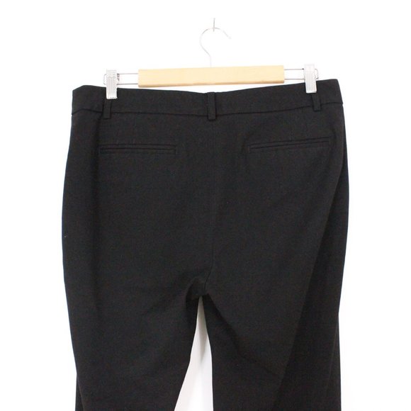 *Hilary Radley Black Straight High Waisted Trouser Pant - Picture 4 of 5